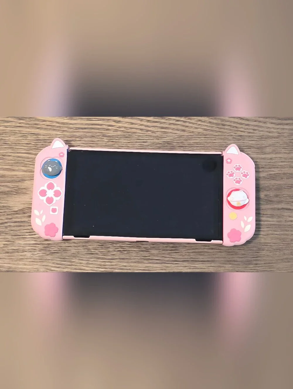 Nintendo Switch OLED - Neon Blue/Neon Red Renewed